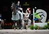 Martin FUCHS (SUI) riding CONNER JEI during the day 2 of Rolex Grand Slam of Show Jumping 2024 at Palexpo on December 12, 2024 in Geneva, Switzerland. (Photo by Pierre Costabadie/Icon Sport)