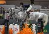 Leonie BOCKMANN (GER) riding CARTER 10 during the day 3 of Rolex Grand Slam of Show Jumping 2024 at Palexpo on December 13, 2024 in Geneva, Switzerland. (Photo by Pierre Costabadie/Icon Sport)