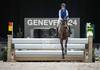 Kirsty CHABERT (GBR) riding CLASSIC VI during the day 3 of Rolex Grand Slam of Show Jumping 2024 at Palexpo on December 13, 2024 in Geneva, Switzerland. (Photo by Pierre Costabadie/Icon Sport)