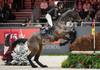 Robin GODEL (SUI) riding GRANDEUR DE LULLY CH during the day 3 of Rolex Grand Slam of Show Jumping 2024 at Palexpo on December 13, 2024 in Geneva, Switzerland. (Photo by Pierre Costabadie/Icon Sport)