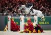 Darragh KENNY (IRL) riding VDL CARTELLO during the day 5 of Rolex Grand Slam of Show Jumping 2024 at Palexpo on December 15, 2024 in Geneva, Switzerland. (Photo by Pierre Costabadie/Icon Sport)